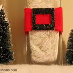 Santa Candle Holder