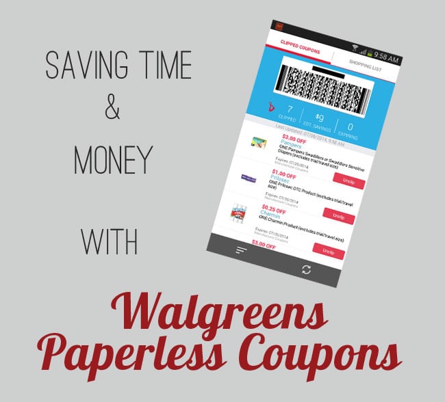 ... Time and Money with Walgreens Paperless Coupons #WalgreensPaperless