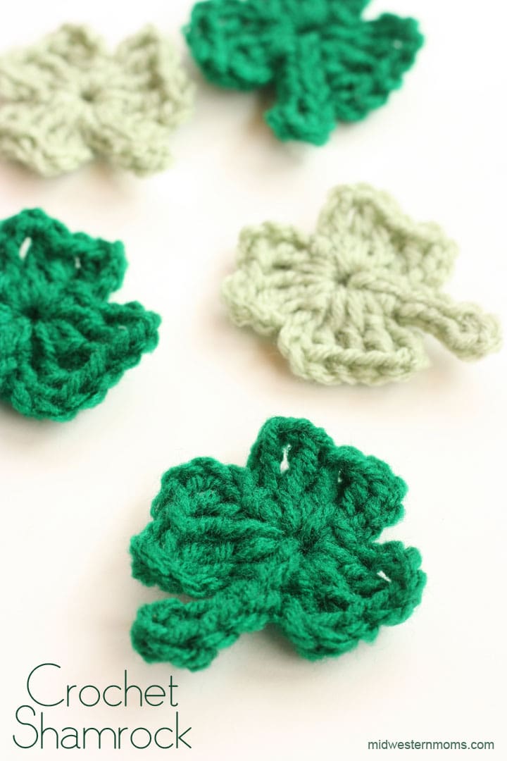 How To Crochet A Shamrock Midwestern Moms