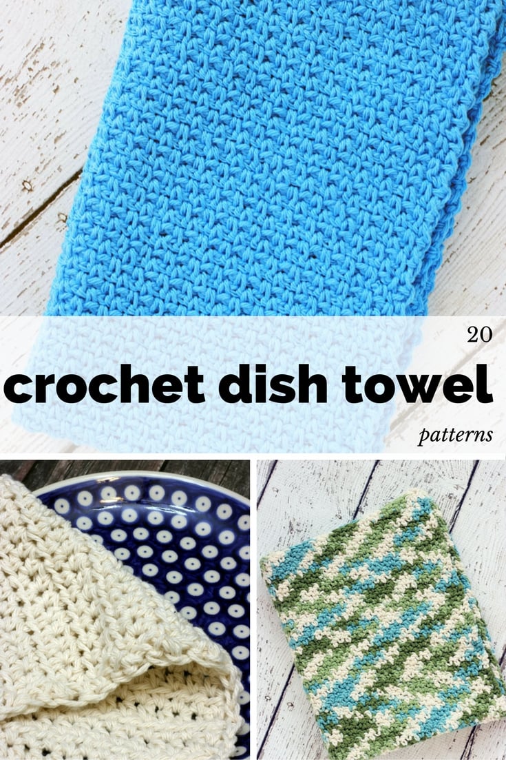 20 Crochet Dish Towel Patterns - Midwestern Moms