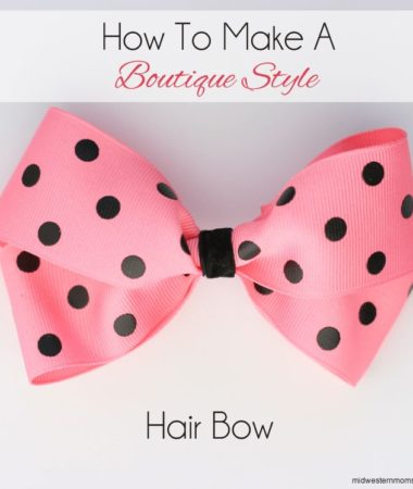 How to make a boutique style hair bow