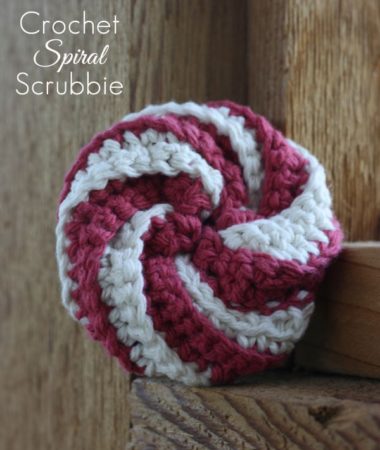 Crochet Spiral Scrubbie