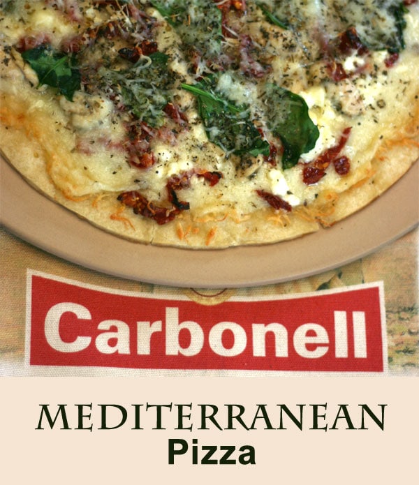 Mediterranean Pizza with Carbonell