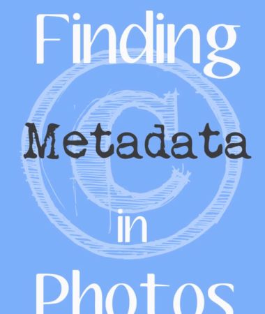 Finding Metadata in Photos