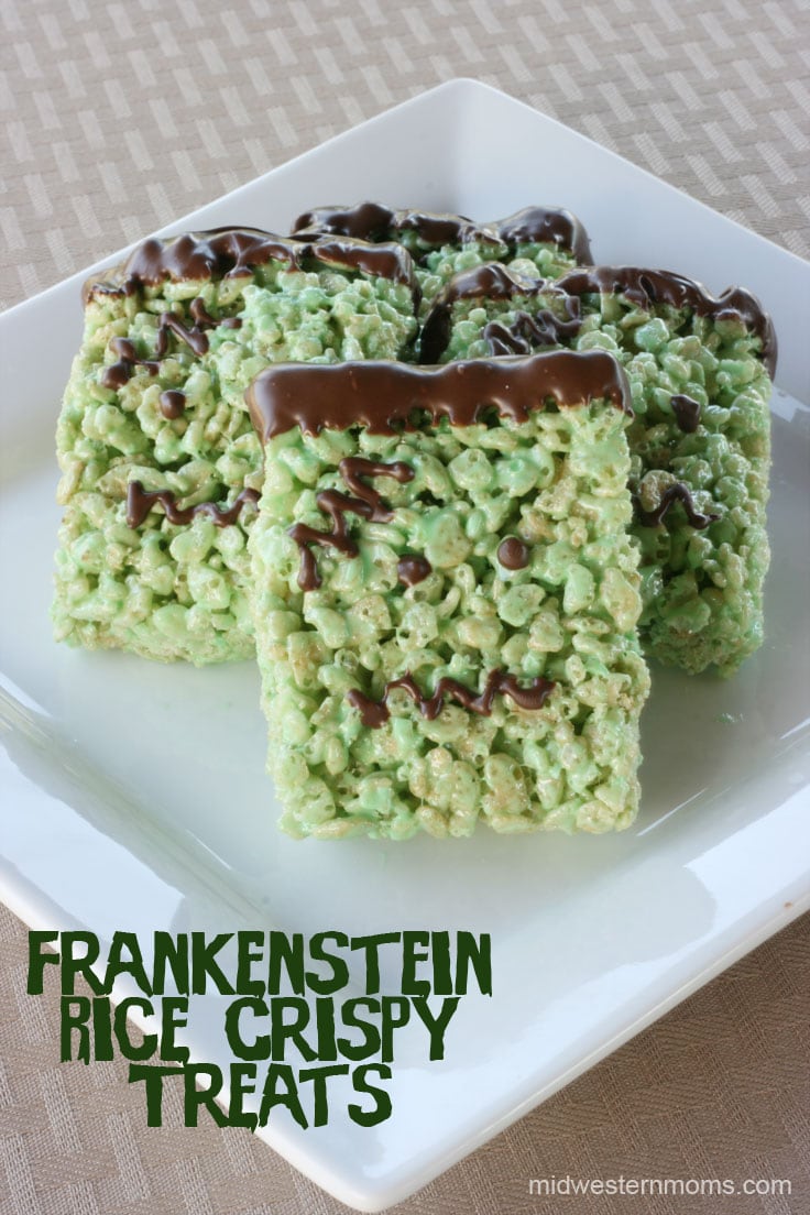 Frankenstein Rice Crispy Treats Recipe