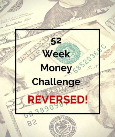 52 Week Money Challenge Reversed