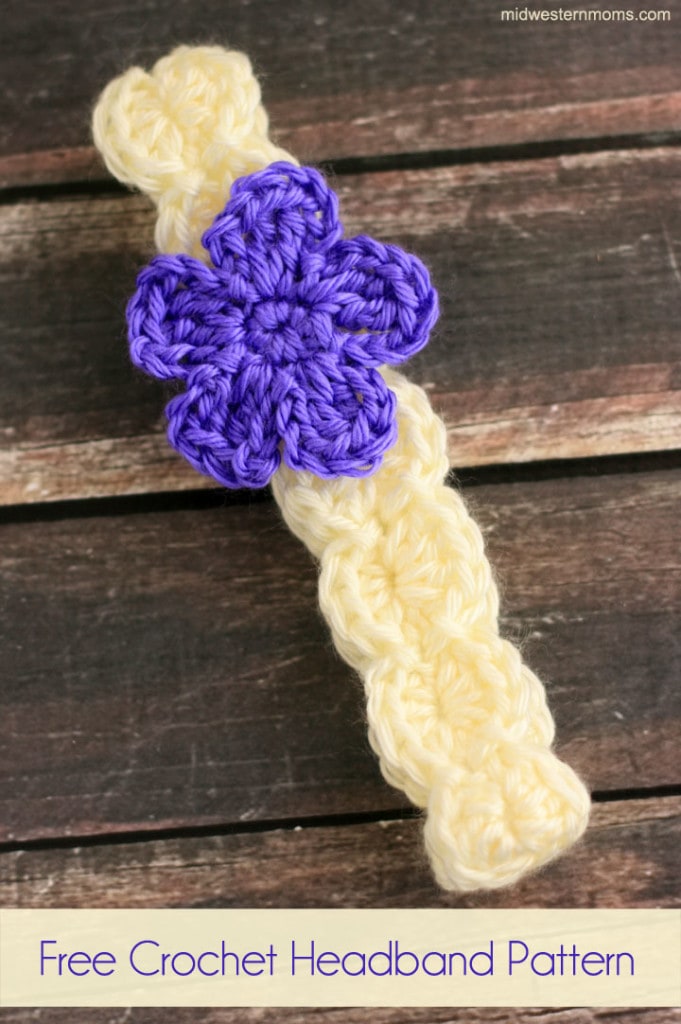 Handmade Crocheted 3-6 month white headbands