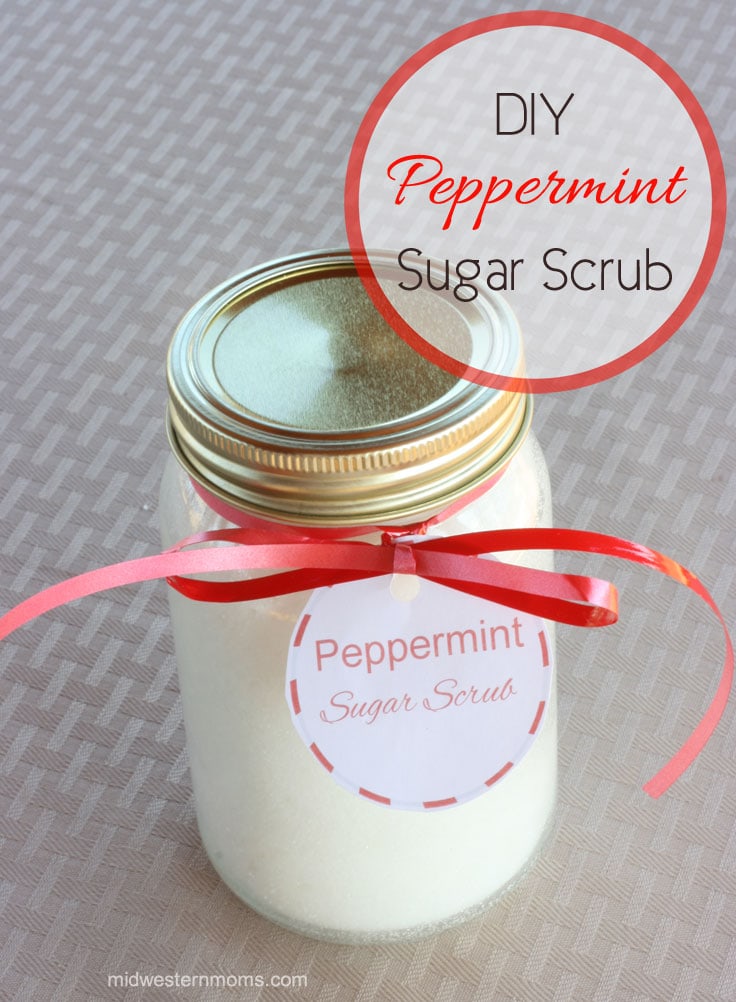 DIY Peppermint Sugar Scrub Recipe