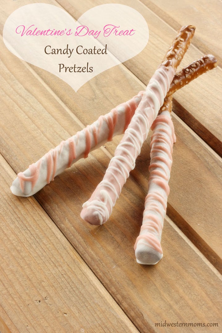 Valentine's Day Treats - Candy Coated Pretzels