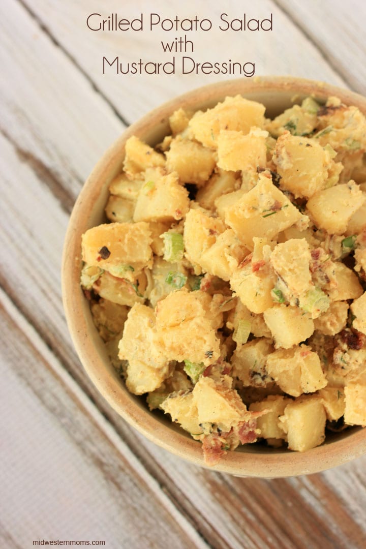Grilled Potato Salad with Mustard Dressing