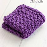 Moss Stitch Crochet Dishcloth Pattern