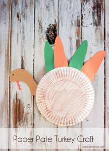 Paper Plate Turkey Craft