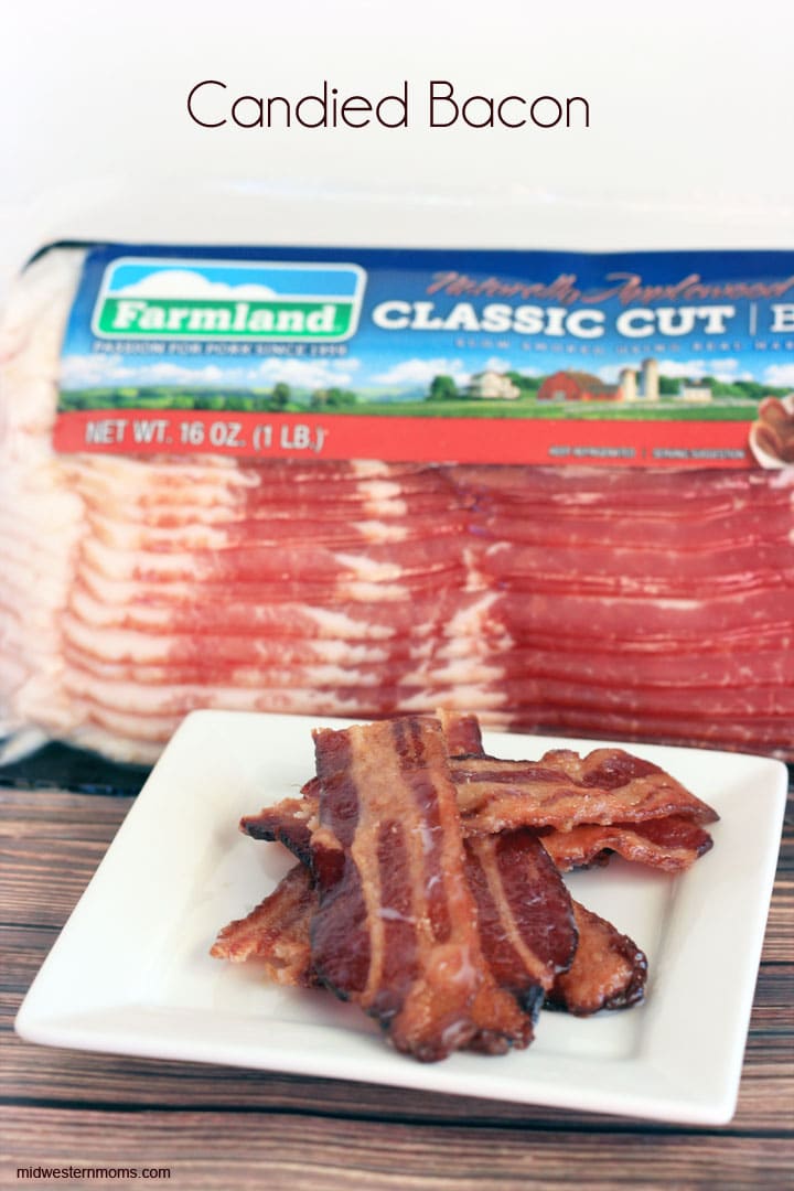 Candied Bacon Recipe. Grab your favorite bacon and some brown sugar to make some candied bacon. It is OH SO GOOD!!! Would be great to make for parties.