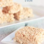 The BEST Rice Krispie Treats EVER! This recipe makes your treats into ooey gooey goodness! You will never make the original recipe again!