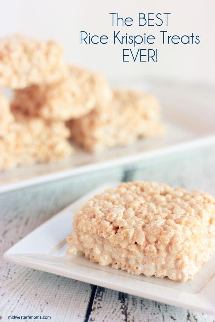 The BEST Rice Krispie Treats EVER! This recipe makes your treats into ooey gooey goodness! You will never make the original recipe again!