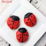 Easy Ladybug Cookies Recipe. So easy that you don't even have to turn the oven on!!