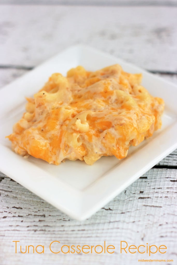 Cheesy Tuna Casserole Recipe that your family is going to love! Mine did!