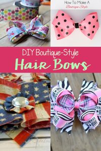 DIY Boutique-Style Hair Bows