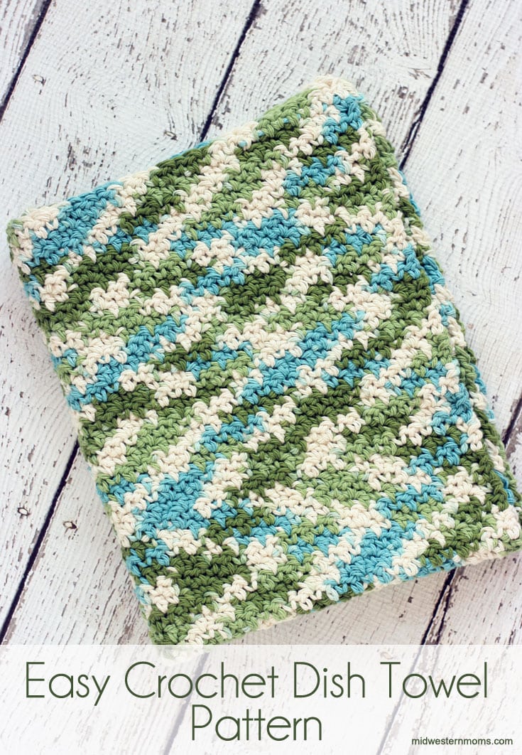 Easy Crochet Dish Towel Pattern