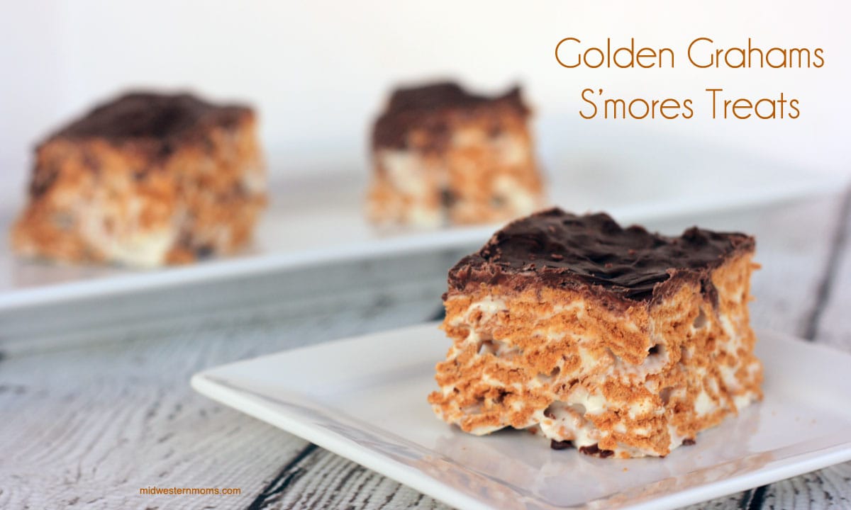 Golden Grahams S'mores Bars