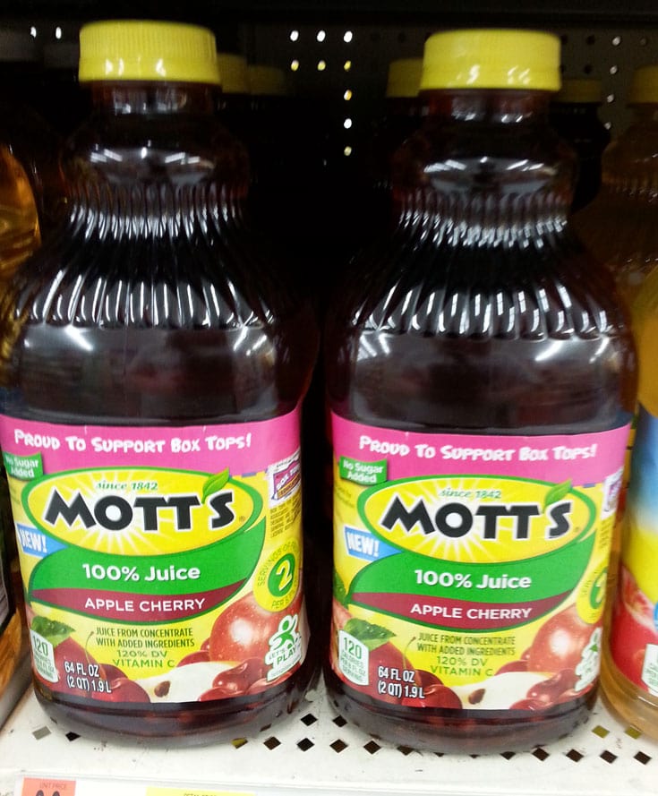 Mott's Apple Cherry Juice - Found at Walmart