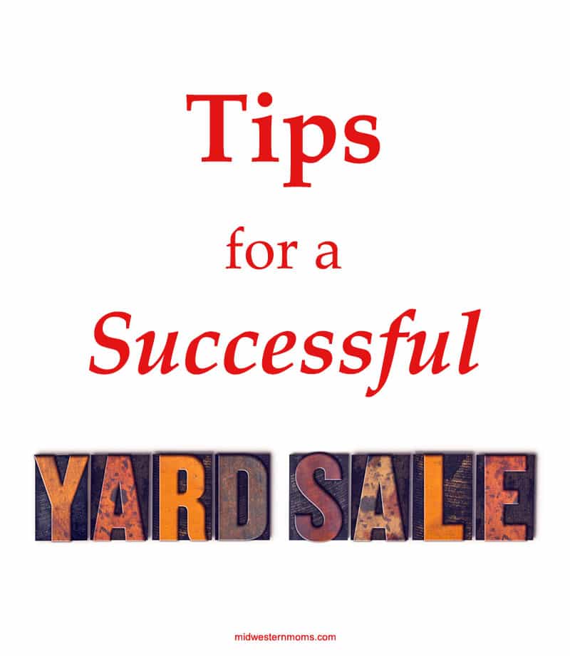 Planning a yard sale or garage sale? Make sure you check out these tips for a successful yard sale!