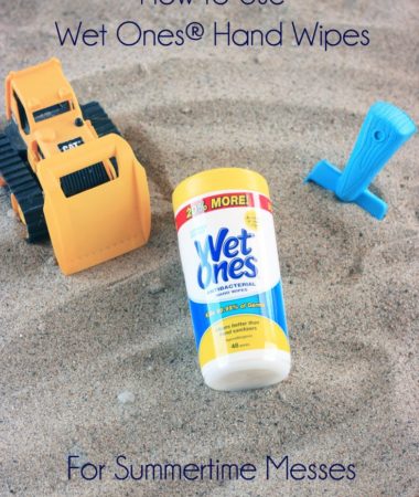 Summertime is fun time, and that means lots of fun messes. Check out these tips for using Wet Ones Hand Wipes to clean up with.