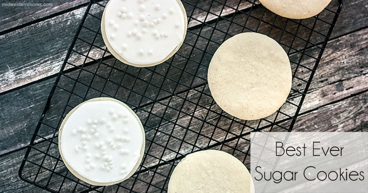 Best Ever Sugar Cookies! My favorite recipe for sugar cookies. Great with Royal Icing or without.