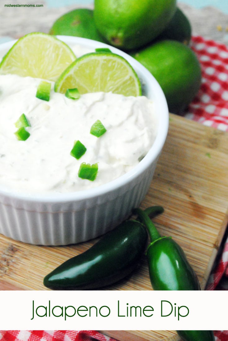 Delicious Jalapeno Lime Dip perfect for parties!