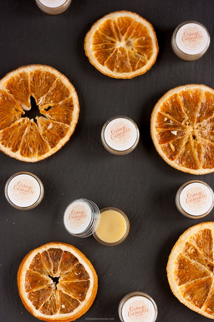 DIY Orange Creamsicle Lip Balm