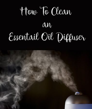 Learn how to clean an essential oil diffuser. Get rid of the slimy grime easily with this cleaning method.