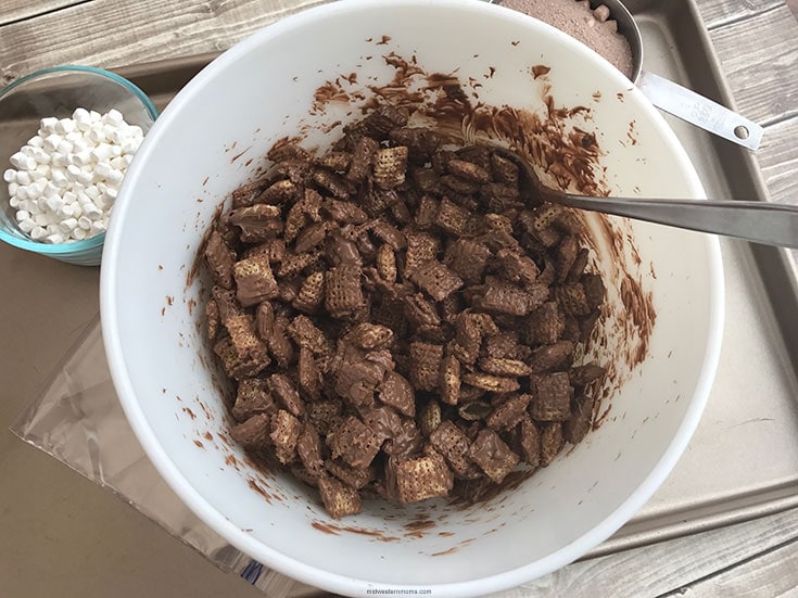 Mixing Cereal and Chocolate