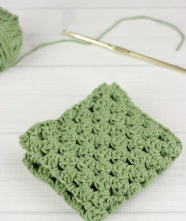 Granny Stripe Crochet Dishcloth Pattern