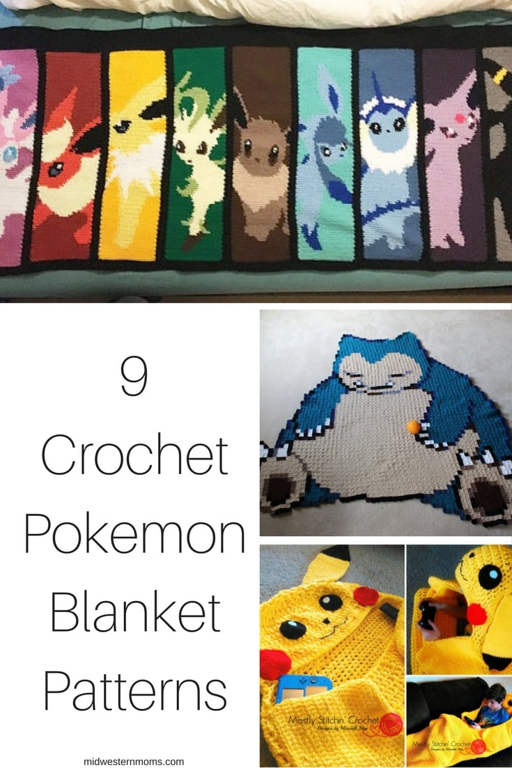 Crochet Pokemon Blanket Patterns