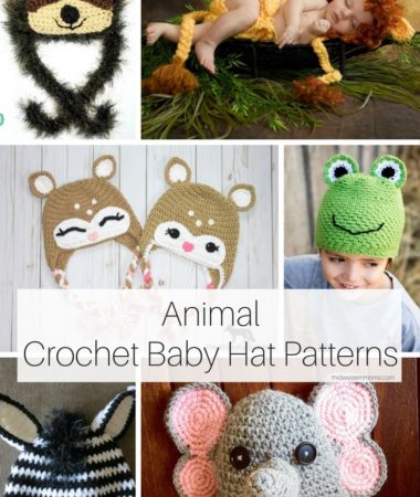 Animal Crochet Baby Hat Patterns