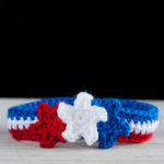 Patriotic Crochet Headband Pattern with Stars
