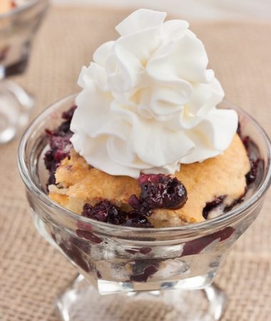 Delicious Triple Berry Cobbler perfect for summertime!