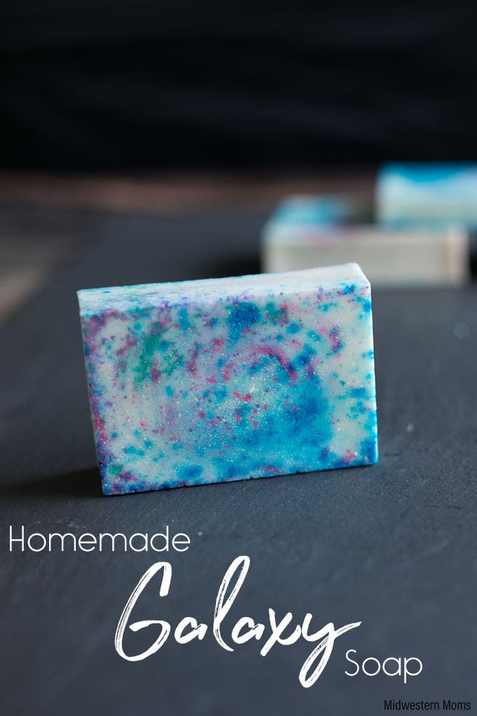 Homemade Galaxy Soap