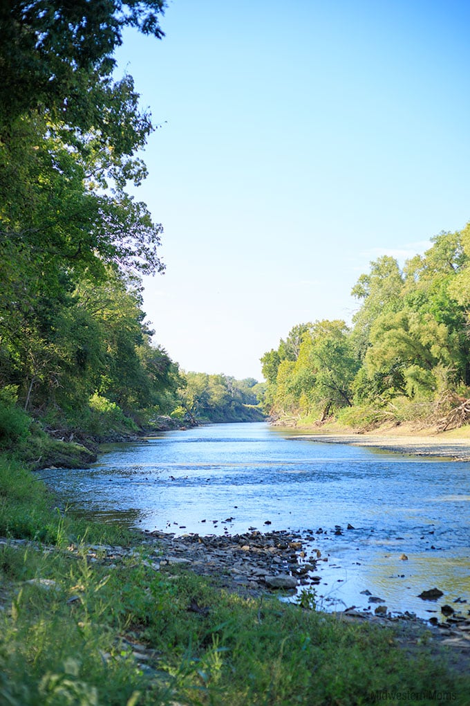 River by the Ahlerich Farm