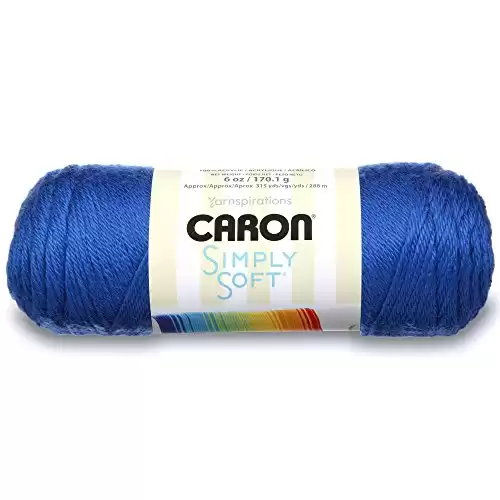Caron Simply Soft Solids Yarn - Royal Blue