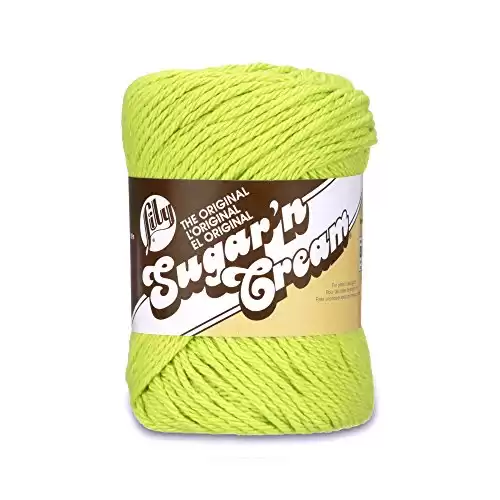 Lily Sugar 'N Cream Yarn 100% Cotton - Green