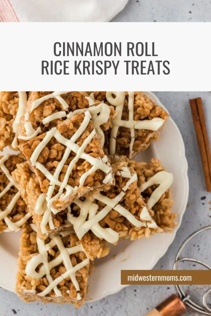 Cinnamon Roll Rice Krispy Treats