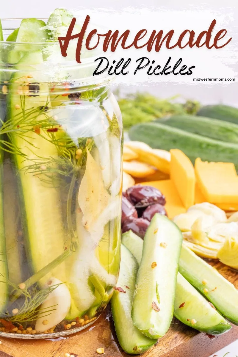Easy Homemade Dill Pickles